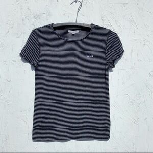 VANS EMBROIDERED STRIPED & TEE | S #FML15